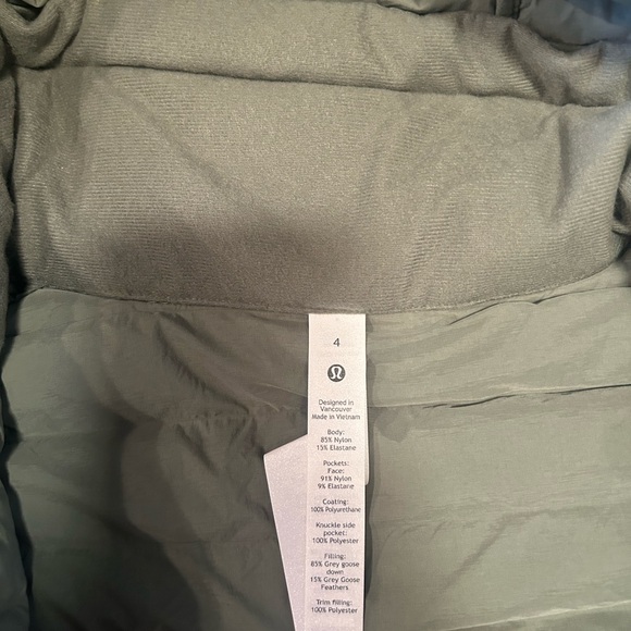 Lululemon Olive Jacket - Picture 2 of 9
